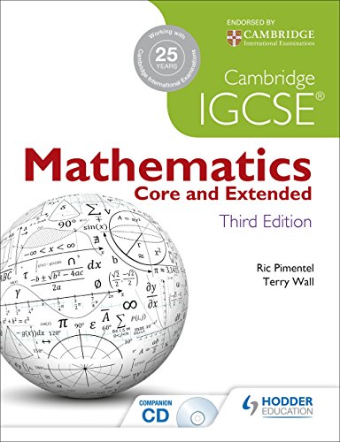 9781444191707: Cambridge IGCSE Mathematics Core and Extended 3ed + CD (Cambridge IGCSE)