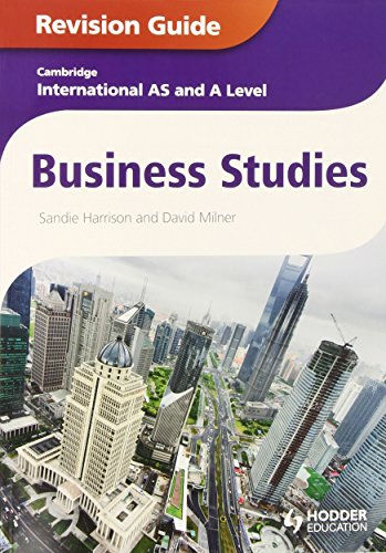 Imagen de archivo de Cambridge International AS and A Level Business Studies Revision Guide a la venta por WorldofBooks