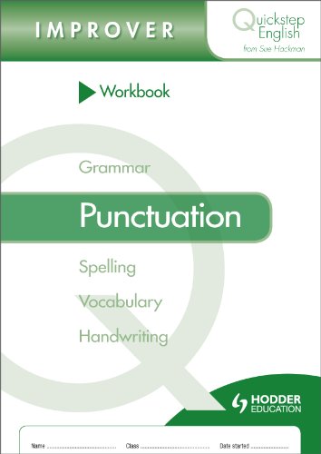 Imagen de archivo de Quickstep English Workbook Punctuation Improver Stage (pack of 10) (Quickstep English Workbooks) a la venta por Parrot Books