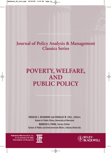9781444335132: Poverty, Welfare, and Public Policy (Journal of Policy Analysis & Management Classics)