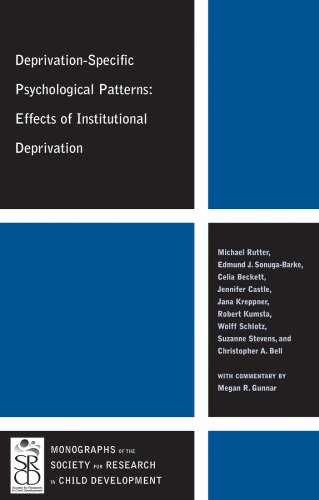 9781444338393: Deprivation-Specific Psychological Patterns: Effects of Institutional Deprivation (Monographs of the Society for Research in Child Development)