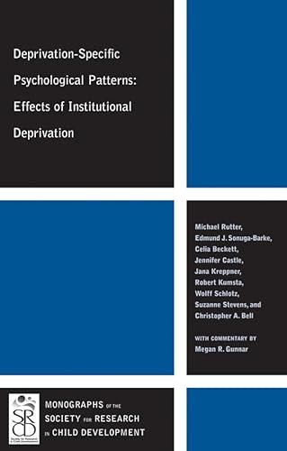 9781444338393: Deprivation-Specific Psychological Patterns: Effects of Institutional Deprivation