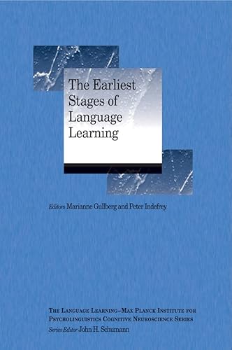 Imagen de archivo de The Earliest Stages of Language Learning [The Language Learning-Max Planck Institute for Psycholinguistics Cognitive Neuroscience Series] a la venta por Tiber Books