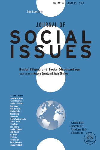 9781444339475: Social Stigma and Social Disadvantage (Journal of Social Issues): 9