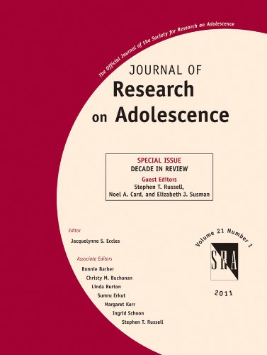 9781444339536: Journal of Research on Adolescence: Decade in Review: 1
