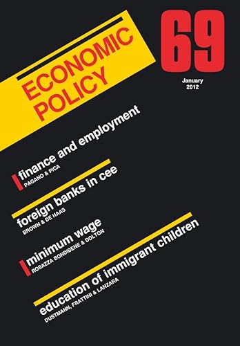 Stock image for Economic Policy 69 for sale by Librairie Le Lieu Bleu Paris