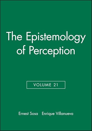 Imagen de archivo de The Philosophical Issues. The Epistemology of Perception. a la venta por Kennys Bookshop and Art Galleries Ltd.