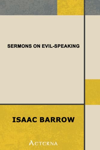 Sermons on Evil-Speaking (9781444403299) by Barrow, Isaac