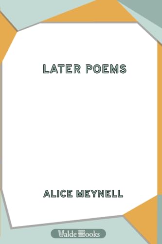 Beispielbild fr Later Poems zum Verkauf von Revaluation Books