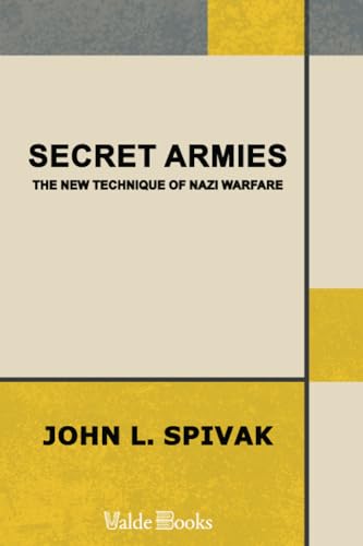 Beispielbild fr Secret Armies zum Verkauf von Revaluation Books