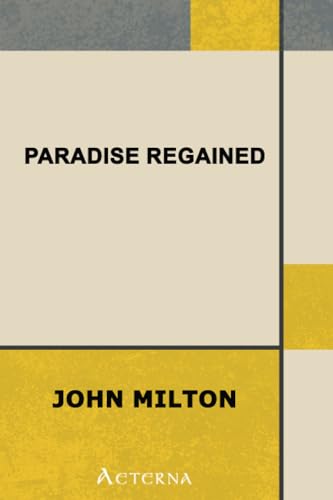 Paradise Regained (9781444464863) by Milton, John