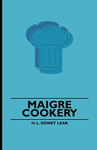 Beispielbild fr Maigre Cookery zum Verkauf von PBShop.store US