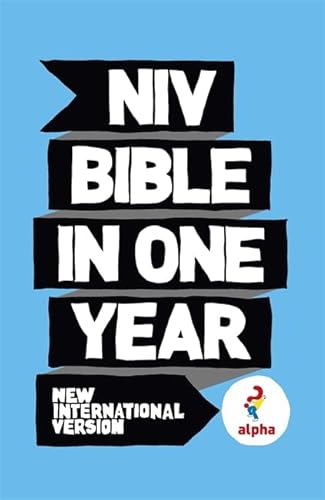 Beispielbild fr NIV Alpha Bible in One Year. zum Verkauf von HPB Inc.