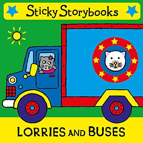 Sticky storybooks: Lorries and Buses: Cloth Book with Strap (9781444908251) by [???]