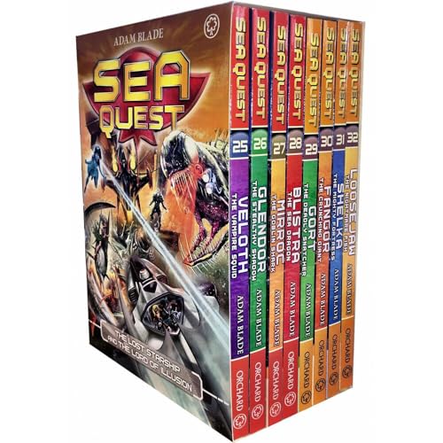 Beispielbild fr Sea Quest Series 7 and 8 Collection Adam Blade 8 Books Box Set (Book 25-32) zum Verkauf von WorldofBooks