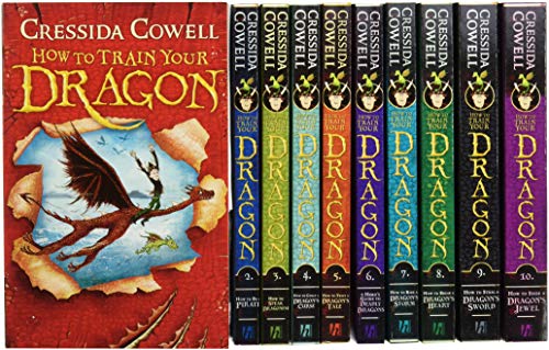 How To Train Your Dragon Collection - 10 Books set - Cressida Cowell