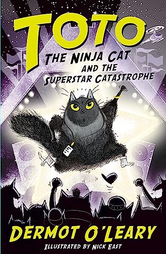 Stock image for Toto the Ninja Cat and the Superstar Catastrophe ++++ A SUPERB DOUBLE SIGNED & DOODLED UK FIRST EDITION - FIRST PRINTING HARDBACK ++++ for sale by Zeitgeist Books