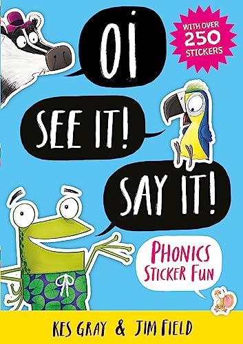 Imagen de archivo de Oi See It! Say It!: Phonics Sticker Fun (Oi Frog and Friends) a la venta por AwesomeBooks