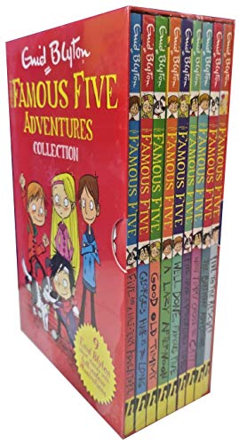 Imagen de archivo de The Famous Five Adventures Collection: Colour Short Stories Slipcase of 9 Books a la venta por Basi6 International