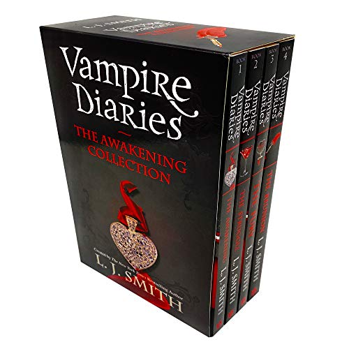 Imagen de archivo de Vampire Diaries 4 Books The Awakening Collection Box Set by L. J. Smith (The Awakening, The Struggle, The Fury & The Reunion) a la venta por Blindpig Books