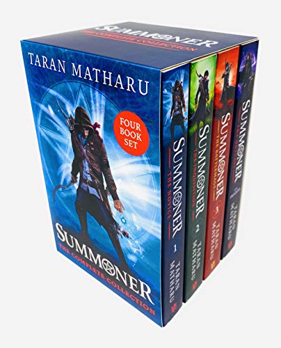 Stock image for Summoner The Complete Collection 4 Books Box Set by Taran Matharu (The Novice, The Inquisition, The Battlemage & The Outcast) for sale by HPB-Ruby