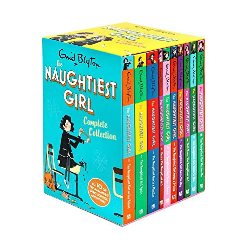Beispielbild fr The Enid Blyton Naughtiest Girl School Adventures Books 1 - 10 Collection Box Set (In The School, Again, Is A Monitor, Helps A Friend, Saves The Day, Macrches On & MORE!) zum Verkauf von WorldofBooks