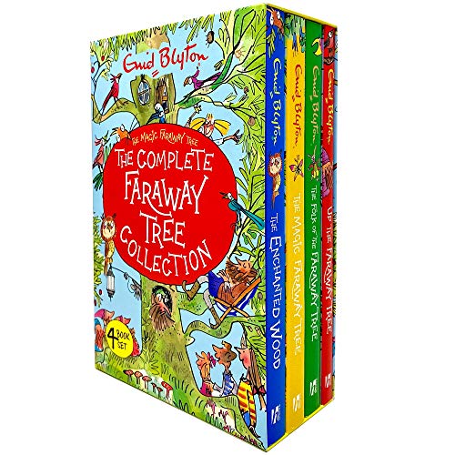 Beispielbild fr The Complete Magic Faraway Tree Collection 4 Books Box Set by Enid Blyton (Up The Faraway Tree, Folk of the Faraway Tree, Magic Faraway Tree & Enchanted Wood) zum Verkauf von WorldofBooks