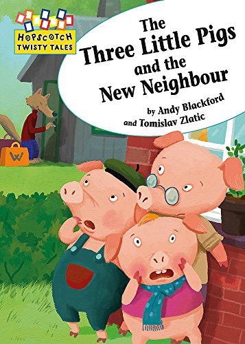 Beispielbild fr Hopscotch Twisty Tales: The Three Little Pigs and the New Neighbour zum Verkauf von WorldofBooks