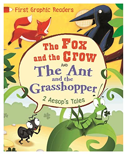 Stock image for Aesop: the Ant and the Grasshopper & the Fox and the Crow (First Graphic Readers) for sale by WorldofBooks