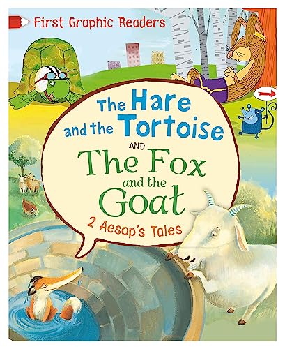 Stock image for Aesop: The Hare and the Tortoise & The Fox and the Goat (First Graphic Readers) for sale by Goldstone Books