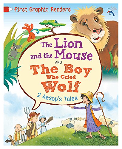 Stock image for Aesop: The Lion and the Mouse & the Boy Who Cried Wolf: Amelia Marshall (First Graphic Readers) for sale by Bahamut Media
