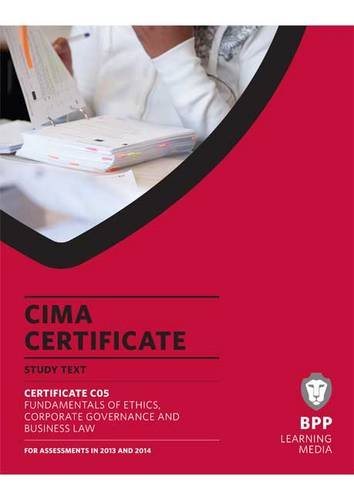 9781445364742: CIMA Fundamentals of Ethics, Corporate Governance and Business Law: Study Text