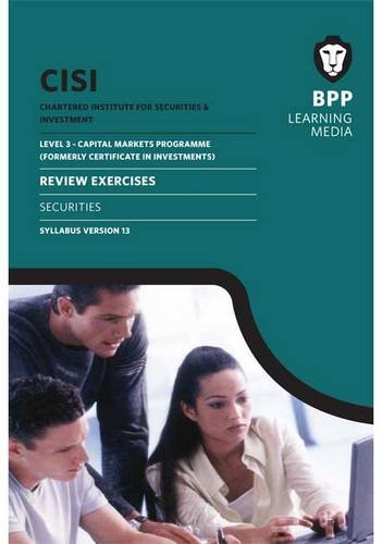 9781445365152: CISI Capital Markets Programme Securities Syllabus Version 13: Review Exercises