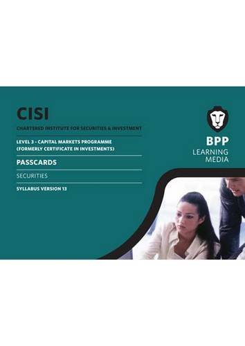 Beispielbild fr CISI Capital Markets Programme Securities Syllabus Version 13 : Passcards zum Verkauf von Buchpark