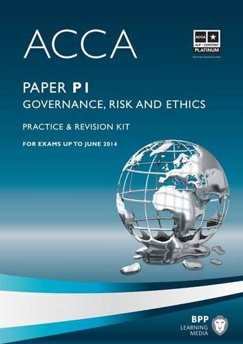 Beispielbild fr ACCA - P1 Governance, Risk and Ethics: Revision Kit zum Verkauf von AwesomeBooks