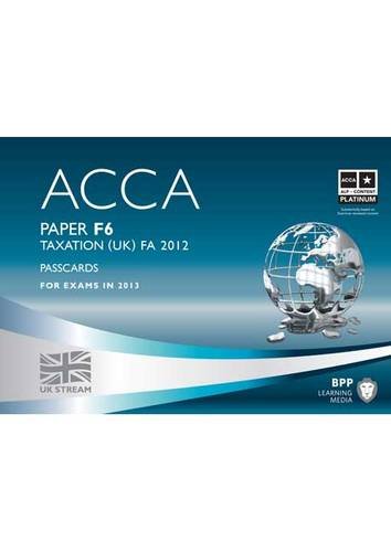 Stock image for Acca - F6 Taxation Fa2012 : Passcards for sale by GreatBookPrices
