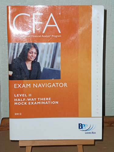 9781445383095: CFA Navigator Level 2 - Halfway-there Mock Exam