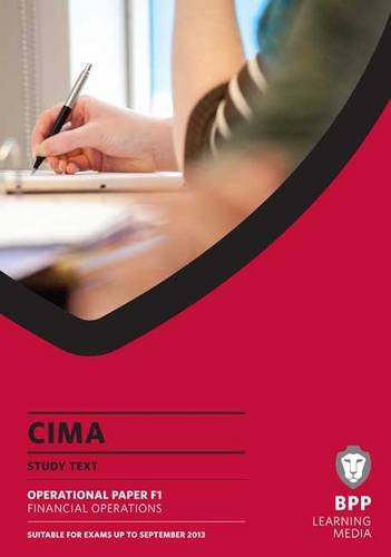 9781445396057: CIMA - Financial Operations: Study Text