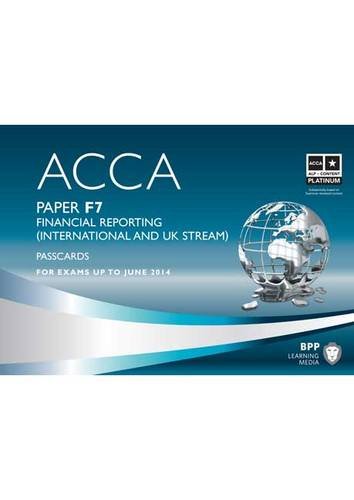 9781445396644: ACCA F7 Financial Reporting (International) ACCA - F7 Financial Reporting (International): Paper F7 Paper F7