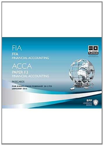9781445399843: FIA Foundations of Financial Accounting - FFA: Passcards