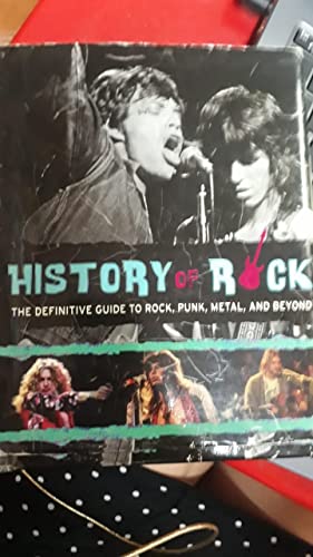 Stock image for livro history of rock the definitive mark paytress Ed. 2011 for sale by Better World Books Ltd