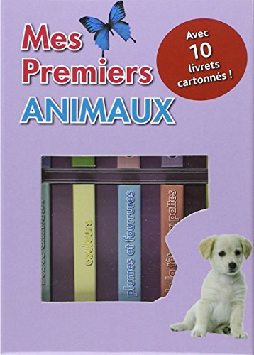 9781445438320: Mes premiers animaux avec 10 livrets cartonns !: Bbs animaux ; bruits d'animaux ; couleurs ; compter les animaux ; plumes et fourrures ; animaux ... la ferme ; petites btes ; animaux sauvages.