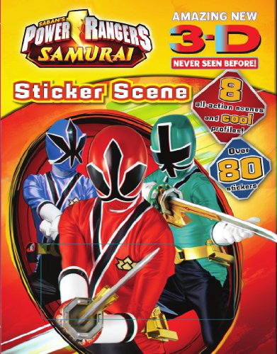 Power Rangers: Samurai 3-d Never Seen Before! Sticker Scene (Power Rangers 3d Sticker Scene) (9781445466217) by Parragon