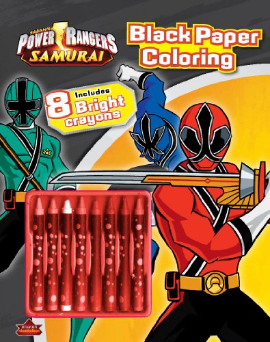 9781445472652: Power Rangers Black Paper Coloring