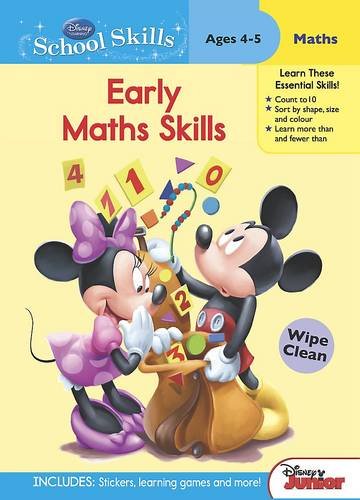 9781445473857: Disney Mickey Mouse Clubhouse Maths Skills Workbook Age 4-5