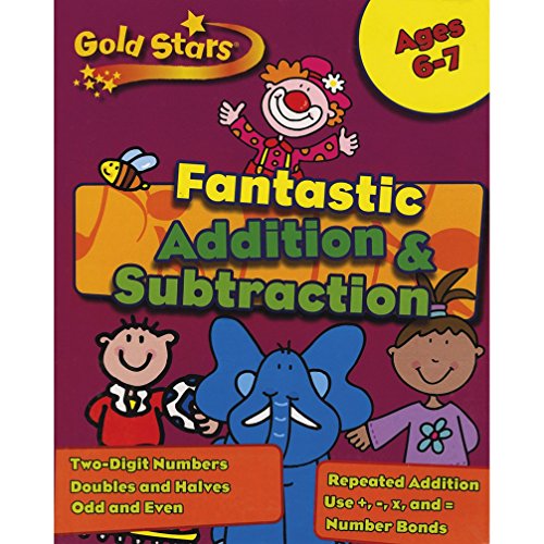 Beispielbild fr Gold Stars KS1 Addition and Subtraction Workbook Age 6-7 (Gold Stars Workbook Packs) zum Verkauf von WorldofBooks