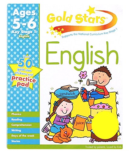 Beispielbild fr Gold Stars KS1 English Workbook Age 5-6 (Gold Stars Workbook Packs) zum Verkauf von WorldofBooks