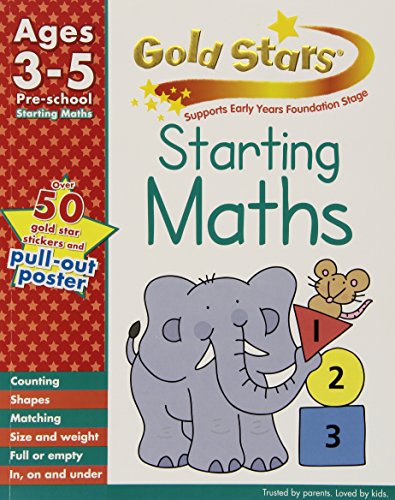 9781445477657: Gold Stars Starting Maths Preschool Workbook