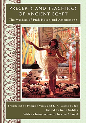 Stock image for Precepts and Teachings of Ancient Egypt for sale by Buckle's Books
