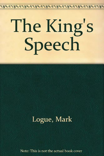 Beispielbild fr The King's Speech zum Verkauf von WorldofBooks